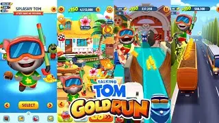 Non-Stop Run: Talking Tom Gold Run Game | Run With Splashy Tom | Flower Power Event🌸 | Android Game