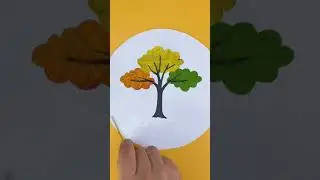 Autumn is here, let's make leaf stickers together