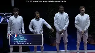 Cht d'Europe Bâle 2024 Finale épée hommes équipes