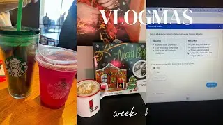 vlogmas week 3 | college applications, christmas activities