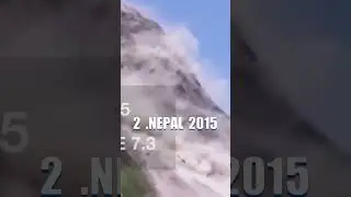 TOP 5 EARTHQUAKE FOOTAGES, NUMBER 1 IS SENSITIVE 