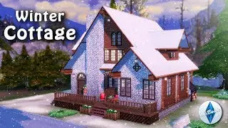 WINTER COTTAGE -  NO CC [ + worst New Year's eve experience ] | TS4: Speed Build