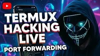 Termux Hacking Live 🔴 | Port Forwarding in Android | Ethical HackingLive Termux Hacking 😈