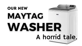 Three month old MAYTAG washer getting fixed. SMH