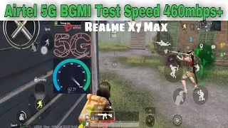 Airtel 5G BGMI Ms Check. Airtel 5G In Realme X7 Max Airtel 5G Ms Test