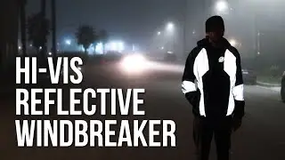 HI-VIS Reflective Windbreaker | Be seen from over 100 feet away