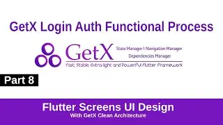 GetX Login Auth Process | Flutter GetX Clean Architecture 🔐