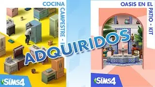 VISTA RAPIDA / REVIEW KITS / COCINA CAMPESTRE Y OASIS EN EL PATIO / Los Sims 4 💙tesasims💙