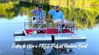 Pond King Patriot Pontoon Boat Giveaway