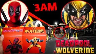 DO NOT ORDER THE DEADPOOL & WOLVERINE MOVIE HAPPY MEAL AT 3AM! | CURSED DEADPOOL & WOLVERINE APPEAR!