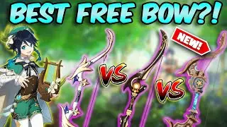 What is the BEST Free to Play WEAPON for VENTI? (Genshin Impact F2P new Windblume Ode Patch 1.4)