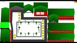 Computer Graphics Project using OpenGL C++ Simple Demo Mini Animation Bangla Tutorial | Top Sky View