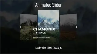 How To Create An Image Slider In HTML, CSS & JavaScript