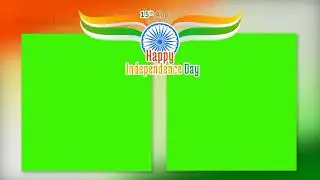 Independence day Frame Green screen🇮🇳 Green screen Frame  
