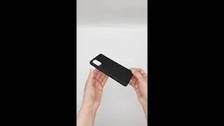 Силиконовый чехол для Samsung Galaxy а41 черный