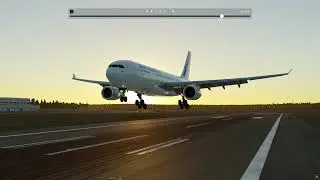 Butter Landing | A330-200 XP12 #swiss001landings