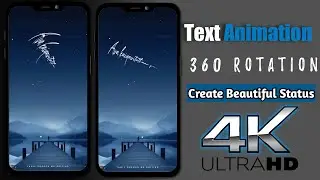 Trending Rotation Text Effect like After effect| Text Bend | Text Animation | Alight Motion Tutorial