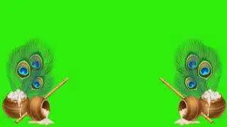 mor pankh green screen |\ mor pankh green screen video || Janmashtami  background 