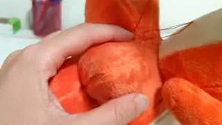 How to make plush: Ladder stitching stuffed parts - head spikes