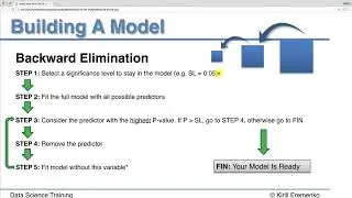 multiple linear regression in python backward elimination homework video 37 machine learning
