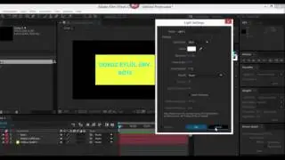 15-Adobe After Effects: Yeni katman oluşturma