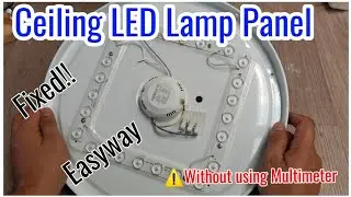 How to Repair Ceiling lights Panel LED in easy steps | DIY