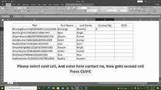 Extract First & Last Name from Messy Data without Formula (Excel Tip-4)