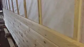 Сборка каркасной перевозной бани ч.1