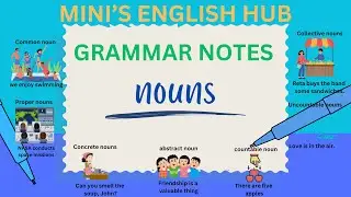 NOUNS - Basic English Grammar - What is a NOUN? - Types of Nouns - Examples of Nouns - Common/Proper