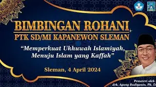 BIMBINGAN ROHANI PTK SD MI KAPANEWON SLEMAN