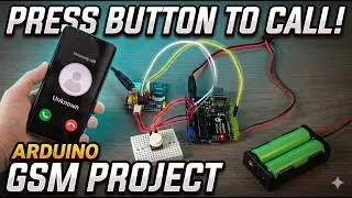 Press Button to Make a Call | SIM900A  interface with arduino| Simple Project