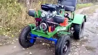 Самодельный трактор Радомир