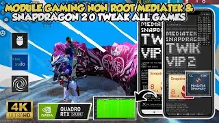IMPROVE DEVICE PERFORMANCE❗GAMING MODULE TWEAK MEDIATEK NON ROOT❗HOW TO OVERLOCK ANDROID PERFORMANCE