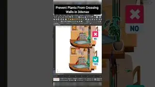 Easy Steps To Prevent From Crossing Walls in 3dsmax!