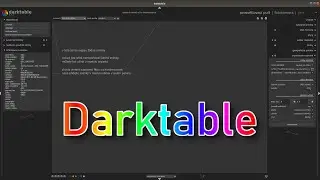 Darktable filter zurück setzen