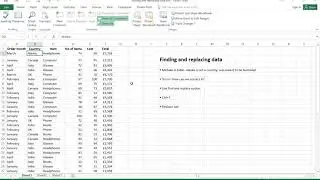 Finding and Replacing Excel Data Quickly