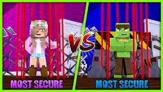 GIRLS BEDROOM VS BOYS BEDROOM MOST SECURE ESCAPE! | Minecraft Little Kelly Plays