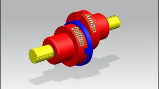 How Oldham's Coupling Works (3-D Animation) | Aman Dattani