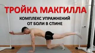 Большая тройка Макгилла. 3 упражнения ЛФК от боли в спине
