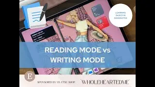 READ ONLY MODE vs WRITING MODE in GOODNOTES