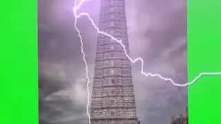 green screen animation effects temple gopuram with music greetings