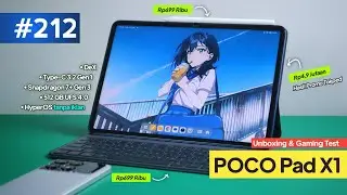 TABLET 512 GB TERMURAH! - Unboxing POCO PAD X1 + Gaming Test 4 Game Berat