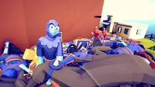 3 FIGHTING MASTERS DESTROY Huge Army of Units  - TABS