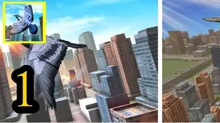 Wild Pigeon Bird City Simulator . Enjoy the sky flight like a pigeon around the city