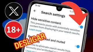 Como desativar a configuração de conteúdo confidencial no X | Veja Conteúdo Sensível no X (Twitter)
