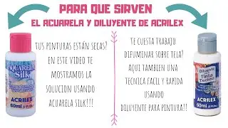 TUTORIAL DE PINTURA EN TELA//Que hacer si mis pinturas están secas?//