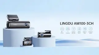 LINGDU AM100 4K Full UHD Dash Cam Built in ADAS & 5GHz WiFi & GPS