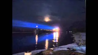 Moonrise Over the Midnight Freighter - James R Barker