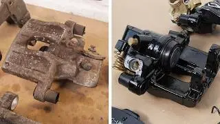Volvo V40 Brake Assembly Restoration - Full Disassembly + Rebuild Hack