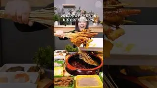 Cheapest Skewers 25cents per stick in Singapore